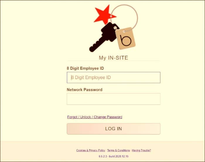 Employee Connection-Login